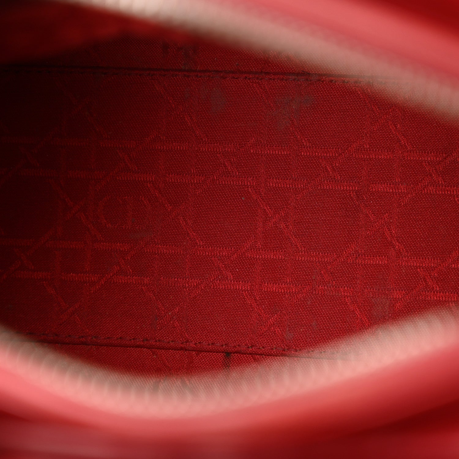 Christian Dior Patent Cannage Medium Lady Dior Red 12 of 16