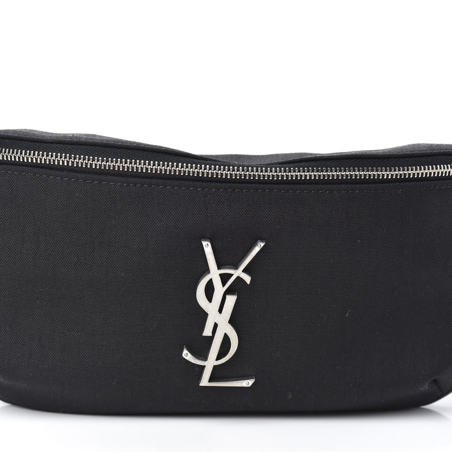 Saint Laurent Canvas Monogram Belt Bag Black 7 of 9