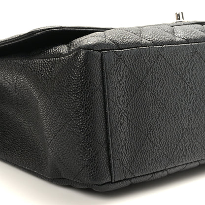 Chanel Caviar Quilted Maxi Single Flap Black 8 of 10