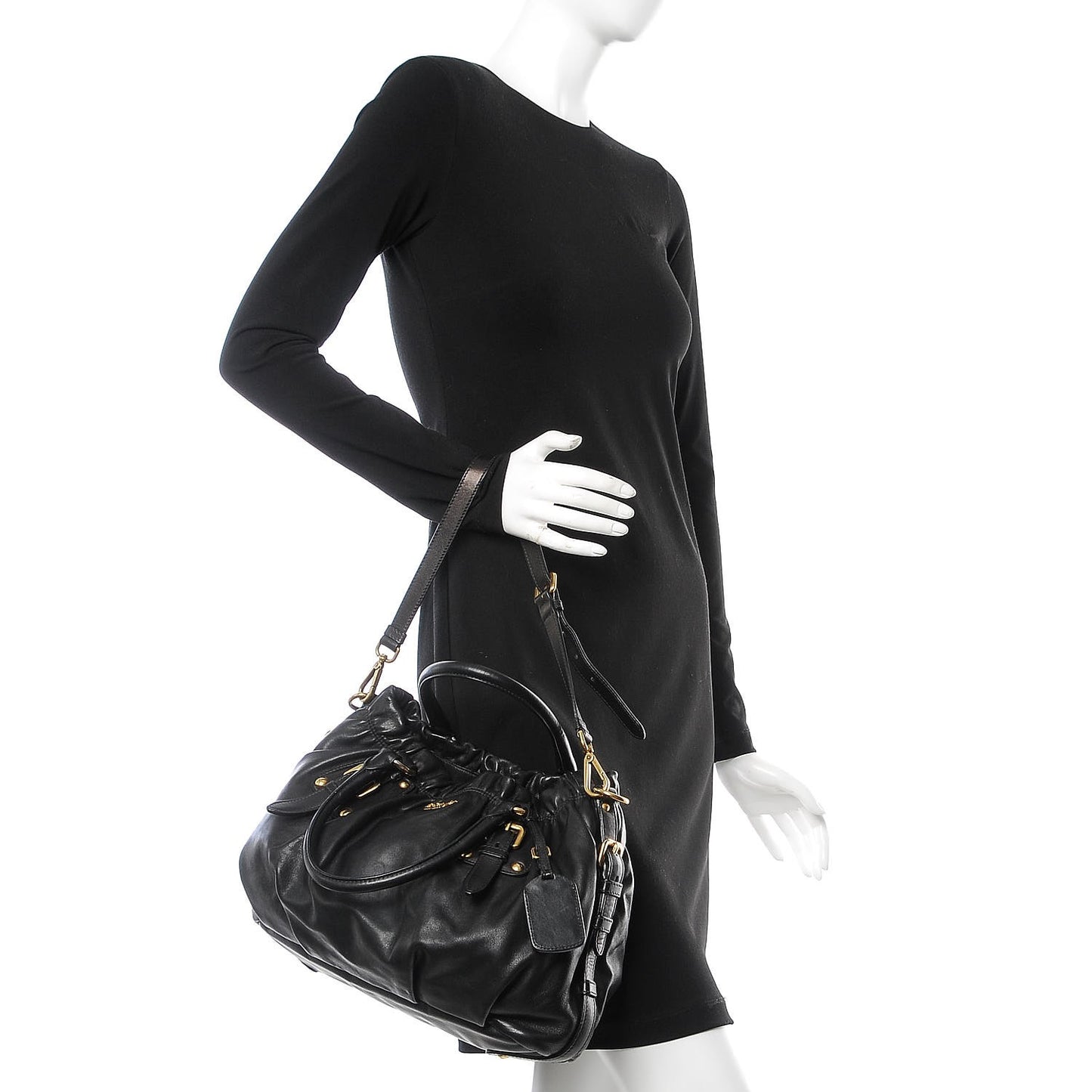 Soft Calf Tote Black