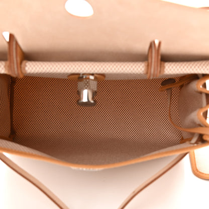 Hermes Vache Hunter Criss Viking Herbag Zip Retourne 31 PM Ecru Beige Naturel 6 of 13