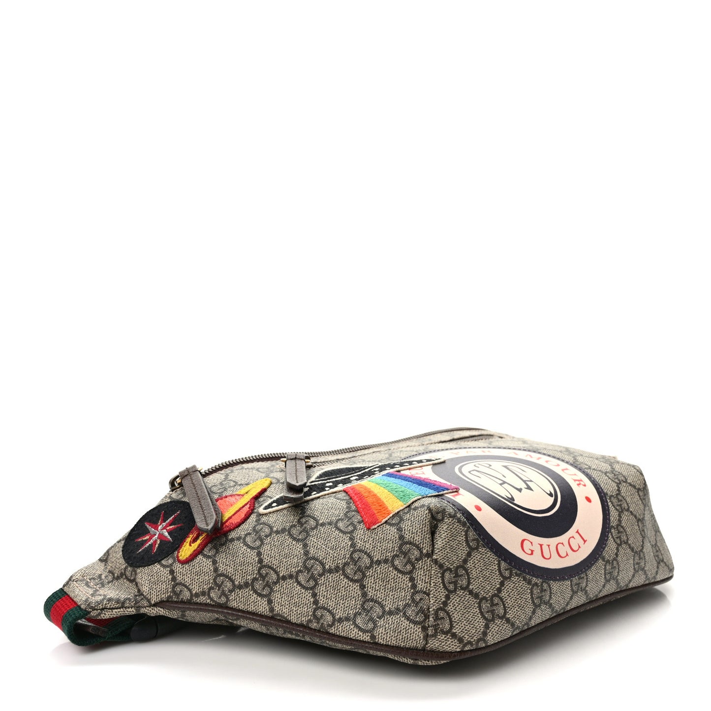 GG Supreme Monogram Courrier Belt Bag Beige New Acero