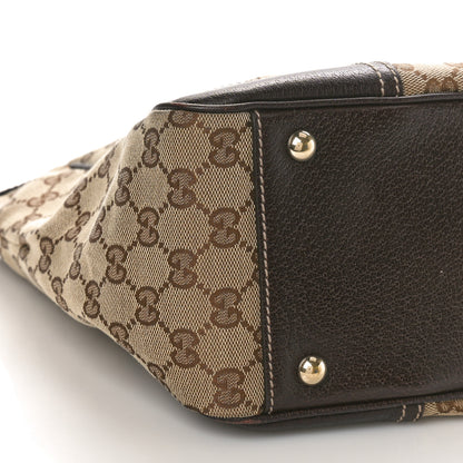 Gucci Monogram Medium Princy Tote Dark Brown 9 of 11
