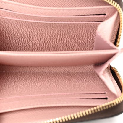 Louis Vuitton Damier Ebene Zippy Coin Purse Rose Ballerine 5 of 6