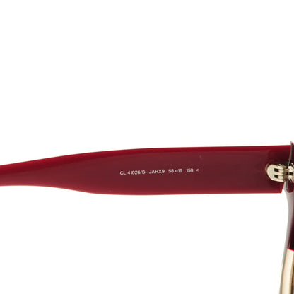 Celine Shadow Sunglasses CL 41026/S Burgundy 4 of 5