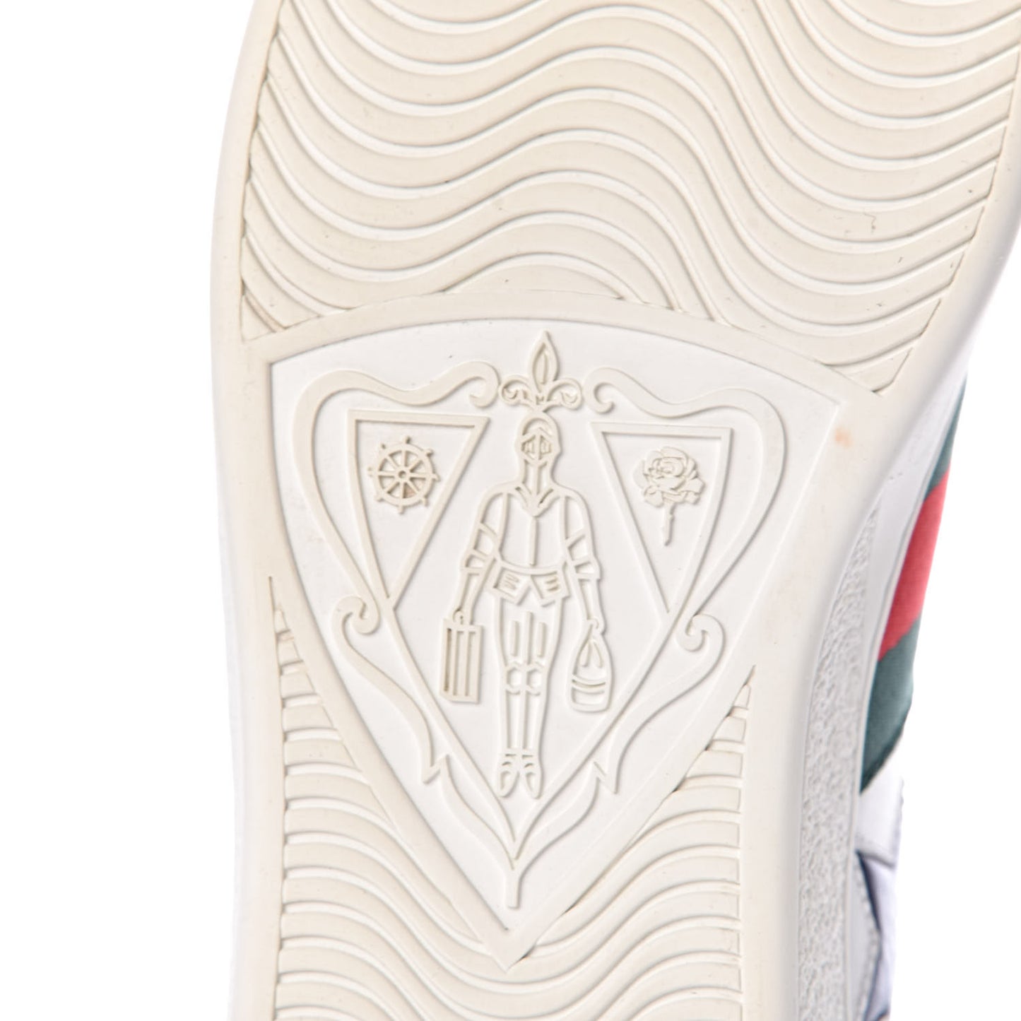 Calfskin Ayers Web Star Embroidered Mens Ace Sneakers 8.5 White Multi