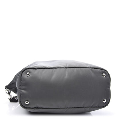 Prada Tessuto Nylon Saffiano Tote Ardesia 3 of 11