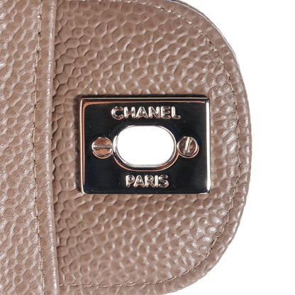 Chanel Caviar East West Flap Bag Taupe 5 of 8