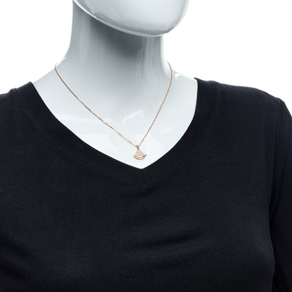 Bulgari 18K Rose Gold Diamond Divas' Dream Pave Pendant Necklace 3 of 5