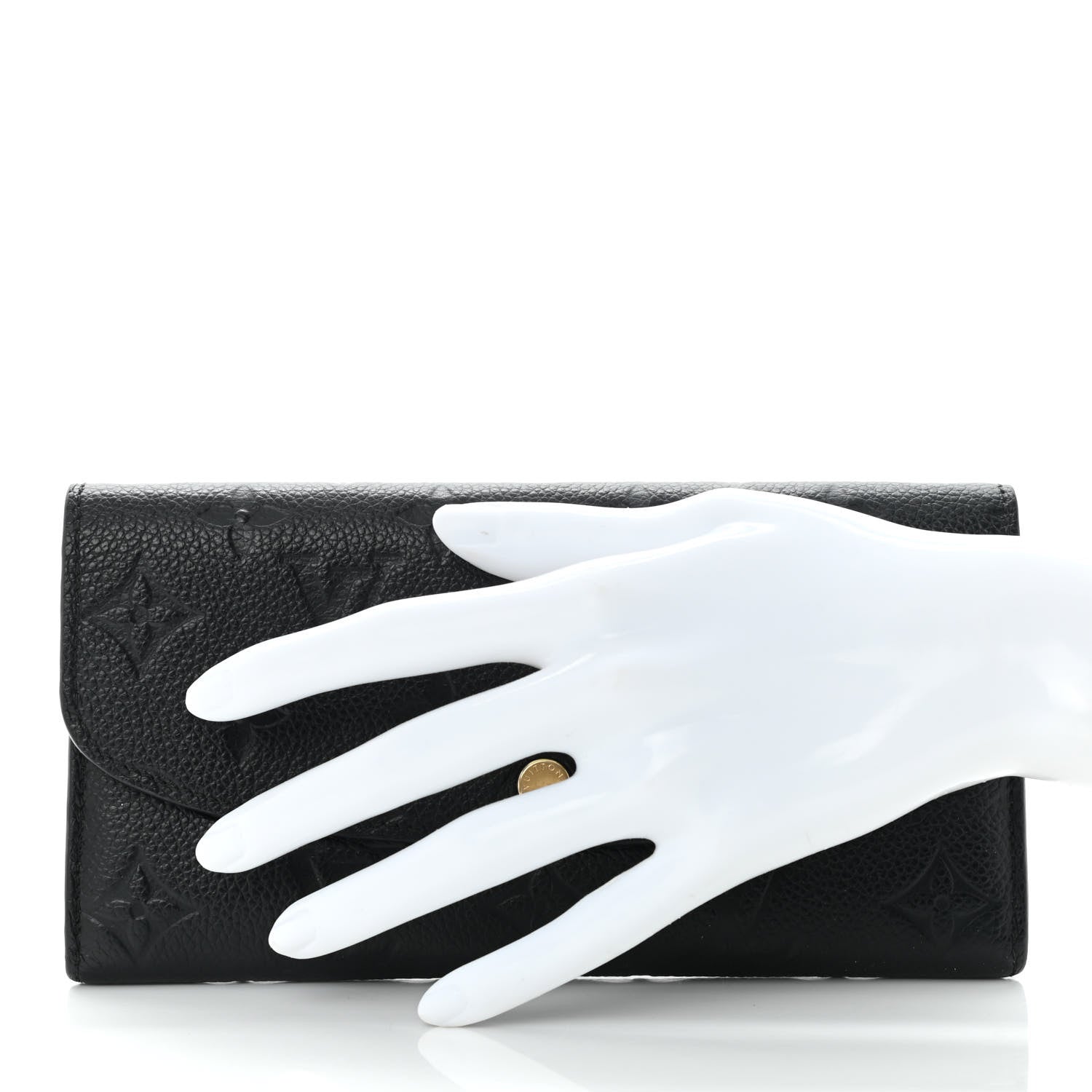Louis Vuitton Empreinte Emilie Wallet Black Dune 2 of 9
