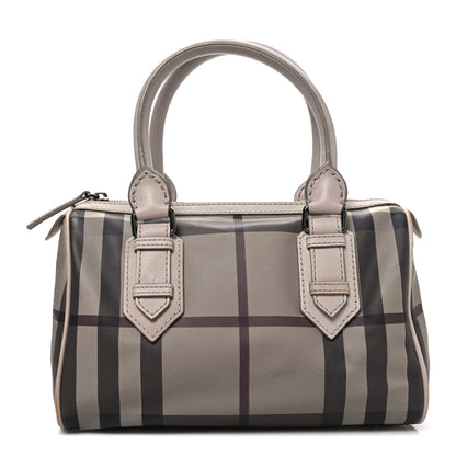 Burberry Smoked Check Small Chester Bowling Bag Trench 1 of 14
