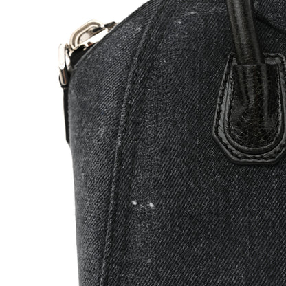 Givenchy Washed Denim Mini Antigona Shoulder Bag Black 13 of 13