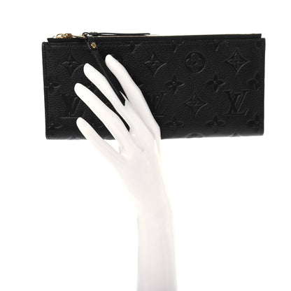 Louis Vuitton Empreinte Adele Wallet Black 2 of 7