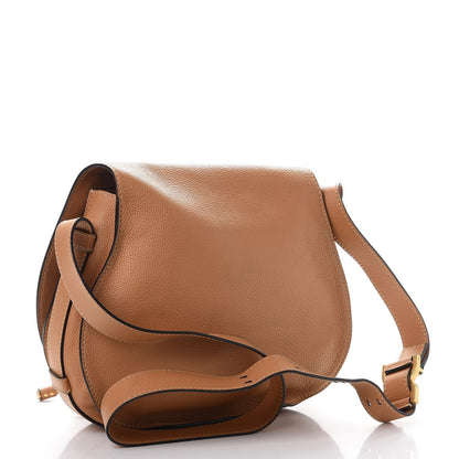 Chloe Calfskin Medium Marcie Round Crossbody Bag Nut 3 of 14