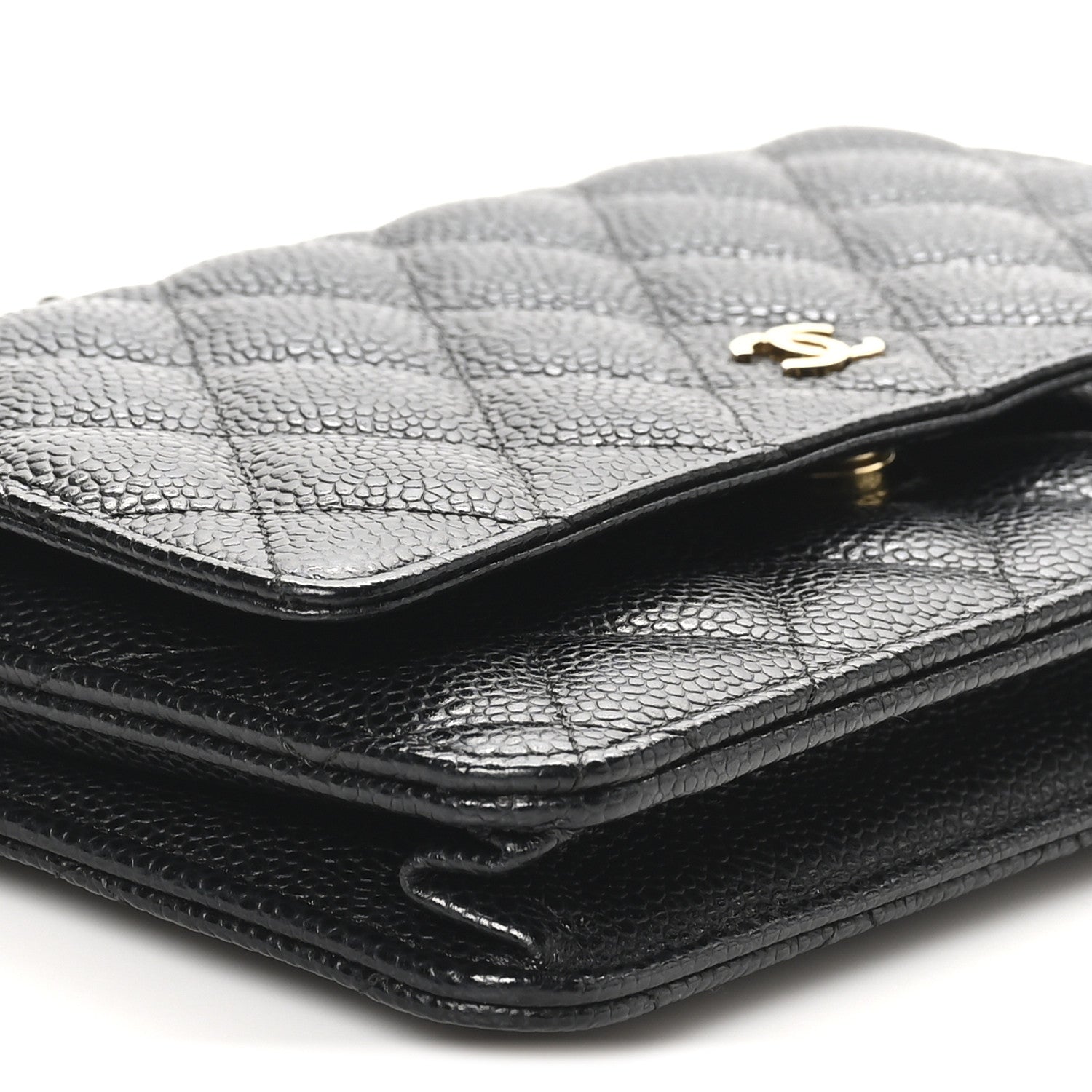 Chanel Caviar Quilted Wallet on Chain WOC Black 9 of 10