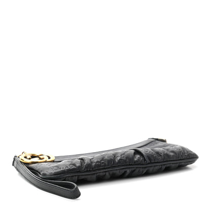 Gucci Guccissima Signature New Britt Wristlet Black 4 of 9