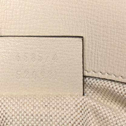 Gucci Azalea Calfskin Web Mini Horsebit 1955 Shoulder Bag Mystic White 7 of 12