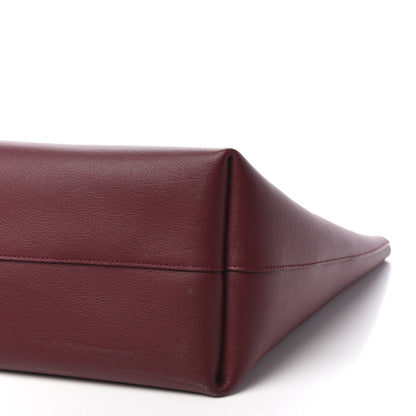 Saint Laurent Calfskin Large Shopping Tote Bordeaux 8 of 12