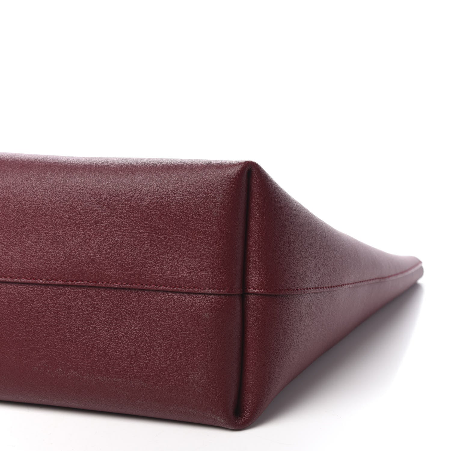 Saint Laurent Calfskin Large Shopping Tote Bordeaux 8 of 12