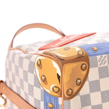 Louis Vuitton Damier Azur Summer Trunks Speedy Bandouliere 30 8 of 15