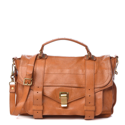 Proenza Schouler Lambskin Medium PS1 Satchel Saffron 1 of 22