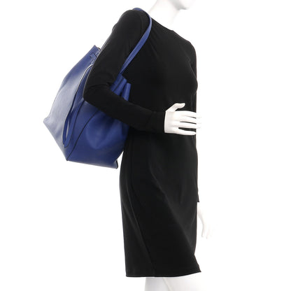 Celine Soft Grained Calfskin Medium Belt Cabas Phantom Indigo 2 of 7