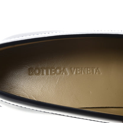 Bottega Veneta Glossy Calfskin Monsieur Loafers 37.5 Navy Blue 8 of 8