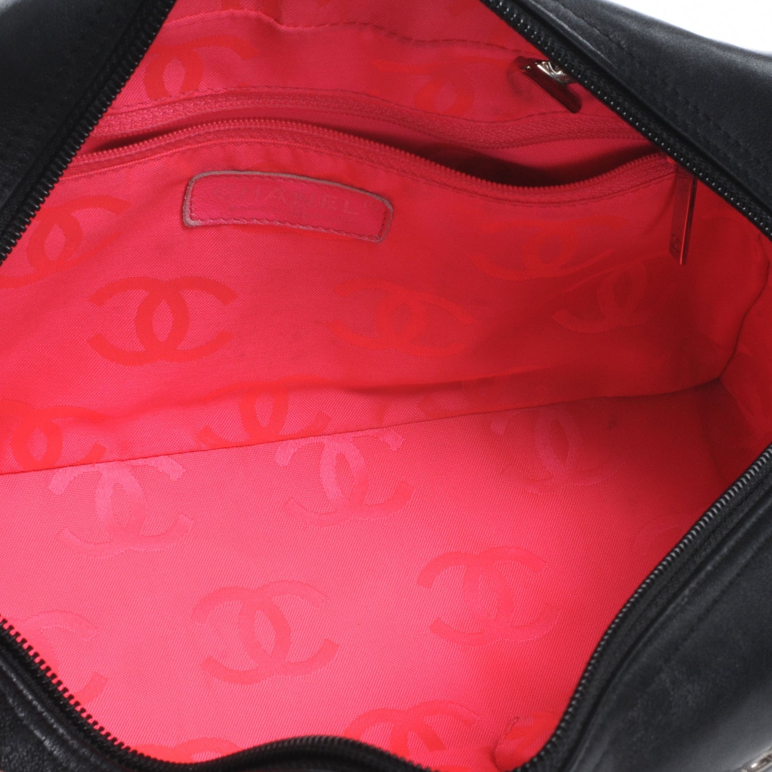 Chanel Calfskin Quilted Large Cambon Bowler Black 6 of 8