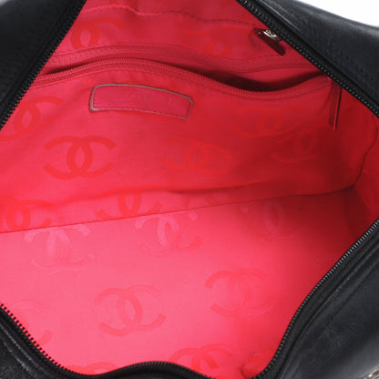 Chanel Calfskin Quilted Large Cambon Bowler Black 6 of 8