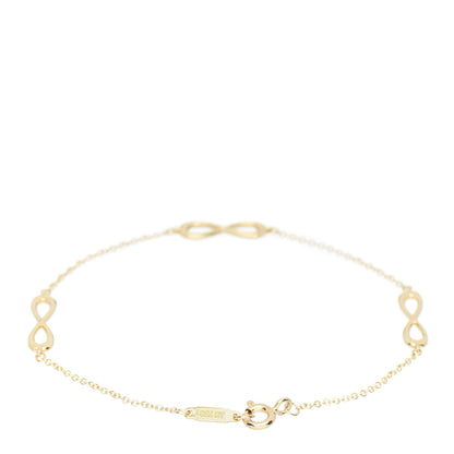 Tiffany 18K Yellow Gold Infinity Endless Bracelet 2 of 3