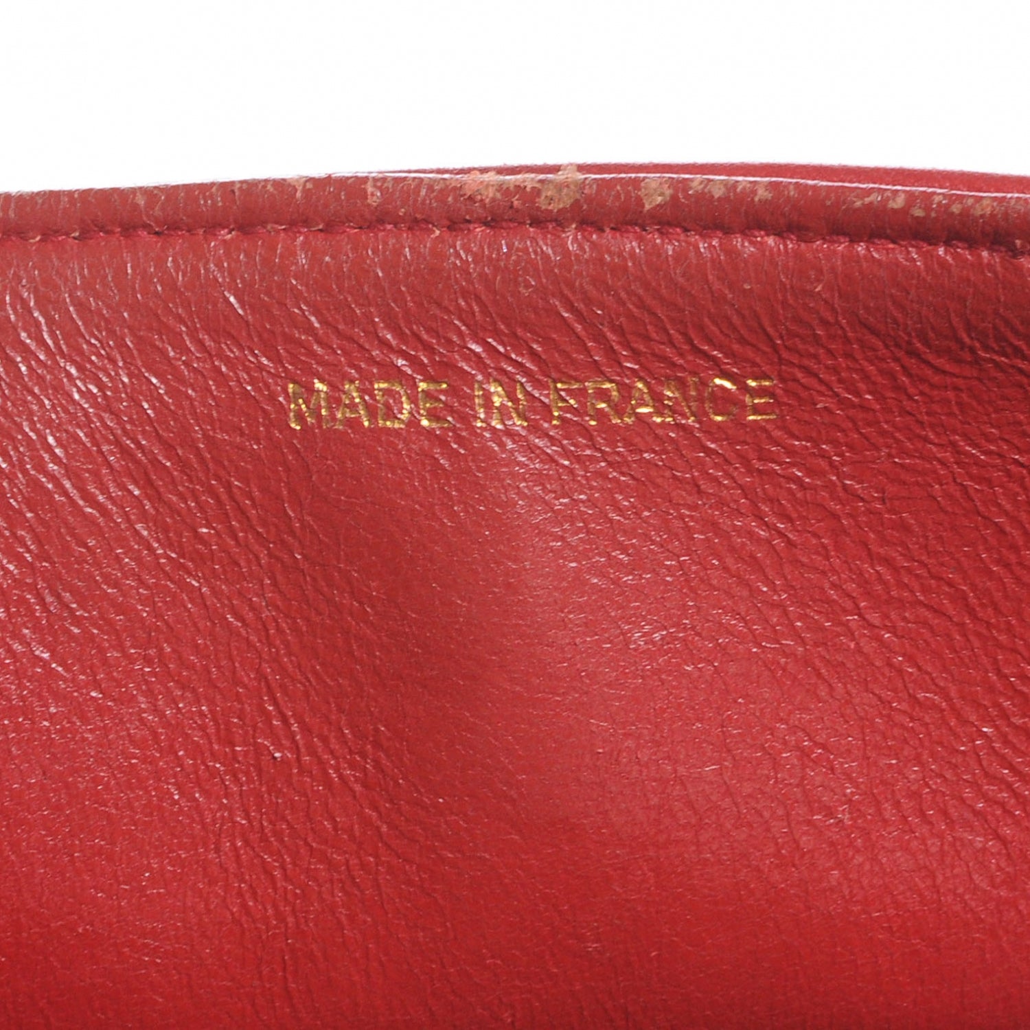 Chanel Lambskin Quilted Medium Double Flap Red 8 of 10