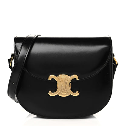 Celine Shiny Calfskin Teen Besace Black 1 of 9