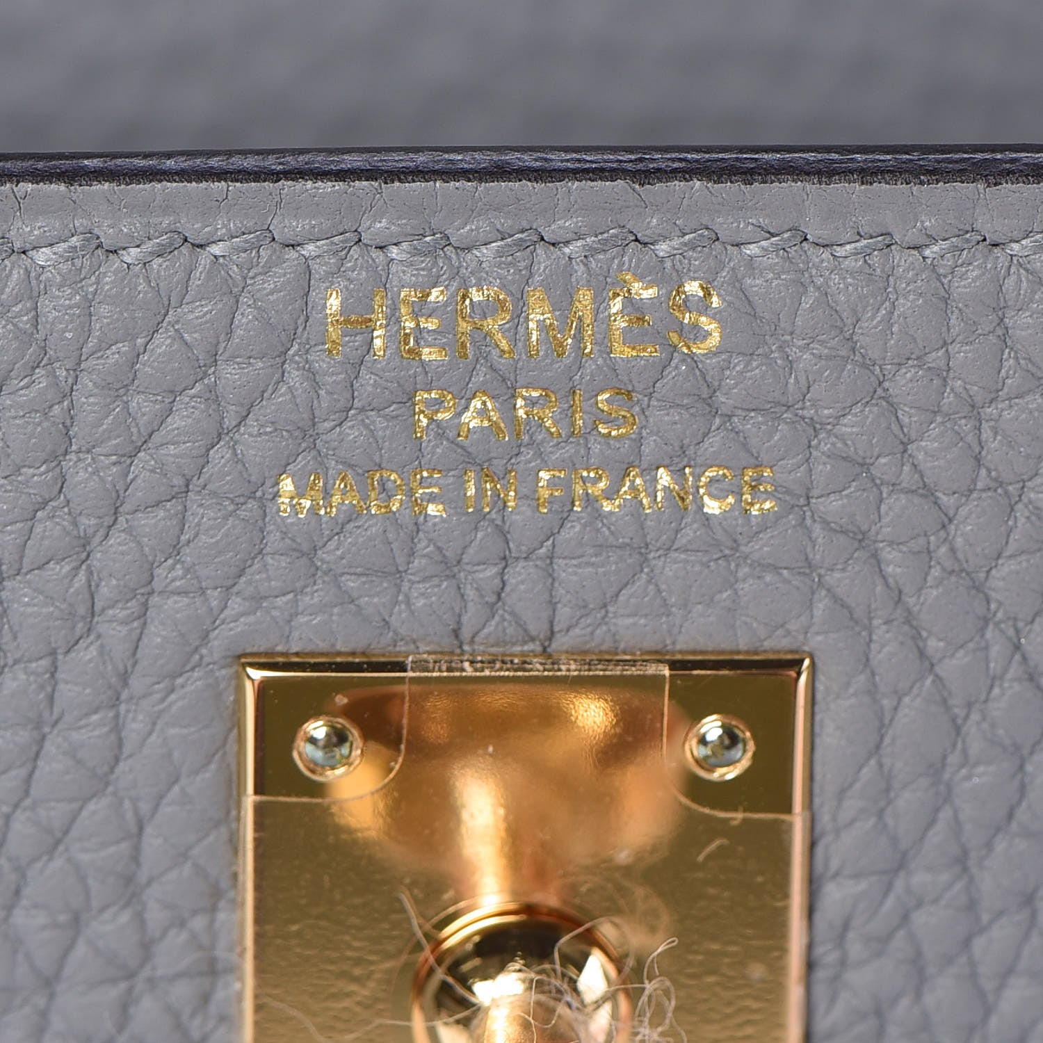 Hermes Togo Kelly Retourne 25 Gris Mouette 18 of 35