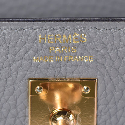 Hermes Togo Kelly Retourne 25 Gris Mouette 18 of 35