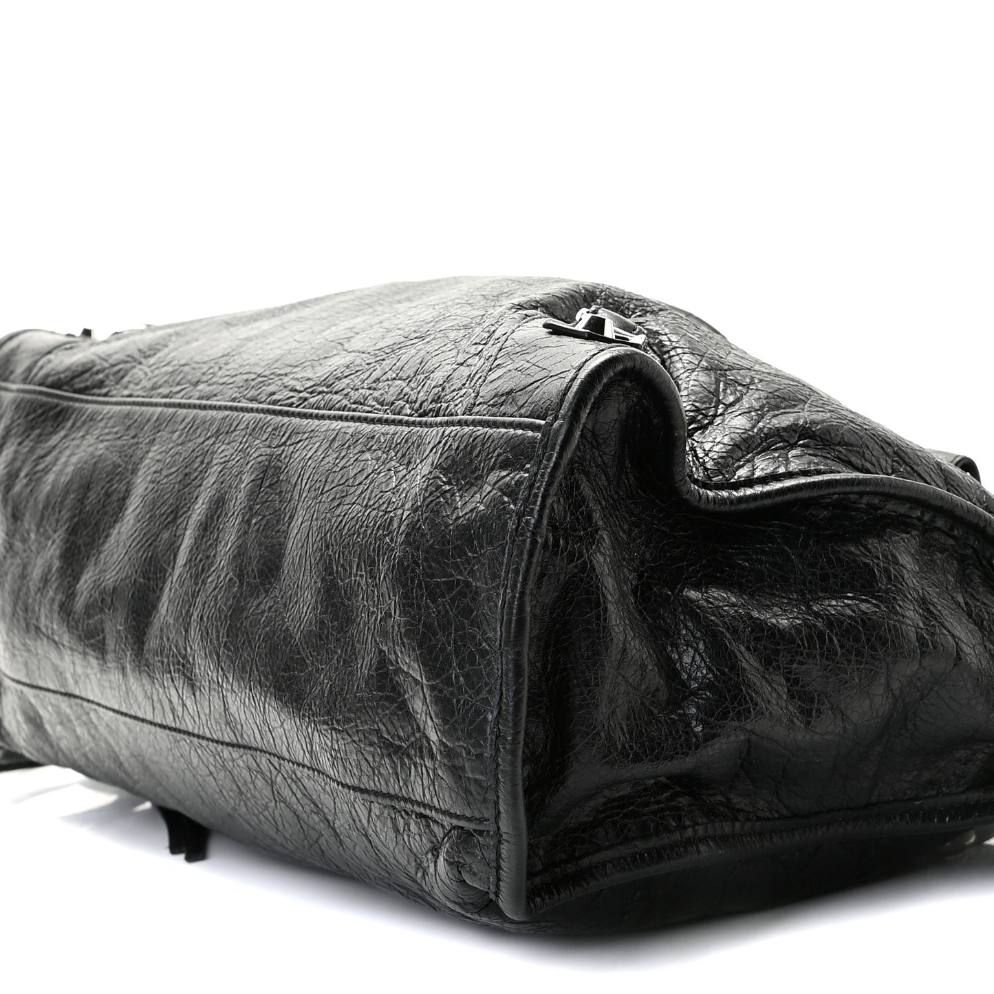 Agneau Classic Silver Hardware City Black