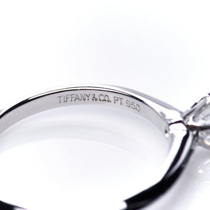 Tiffany Platinum Diamond .39ct Solitaire Engagement Ring 51 5.75 5 of 7