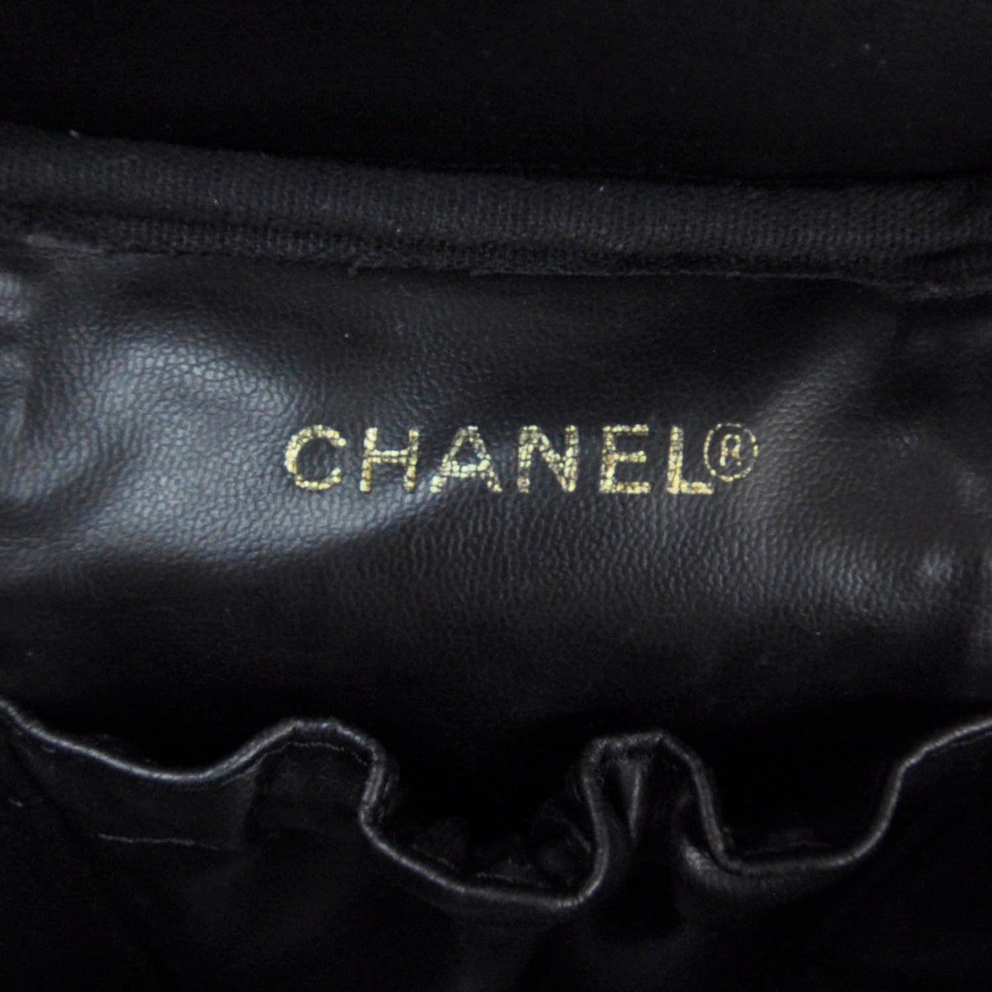 Caviar Cosmetic Vanity Bag Black