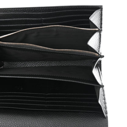 Gucci Calfskin GG Marmont Chain Wallet Black 5 of 12