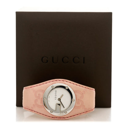Gucci Stainless Steel Calfskin 31mm 104 Quartz Watch Pink 5 of 5