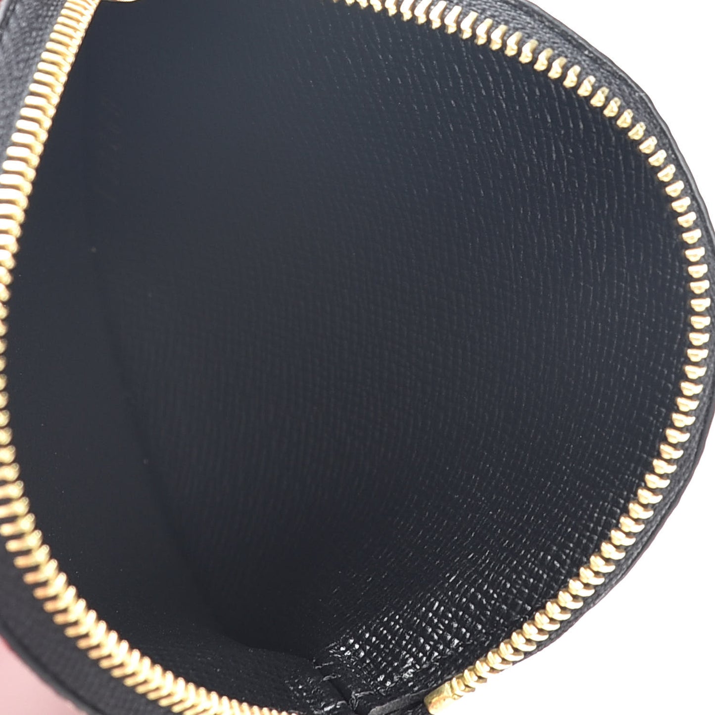 Monogram Giant Crafty Round Coin Purse Creme Rouge