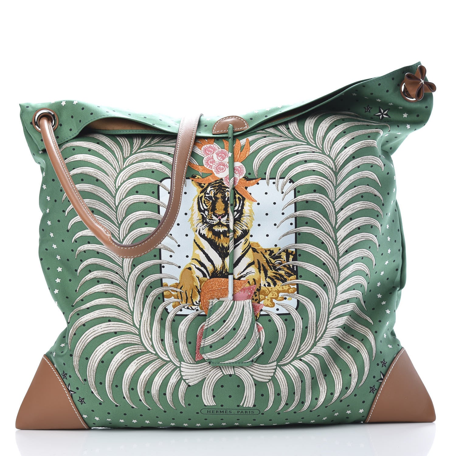 Hermes Silk City Tigre Royale Bag 2 of 11