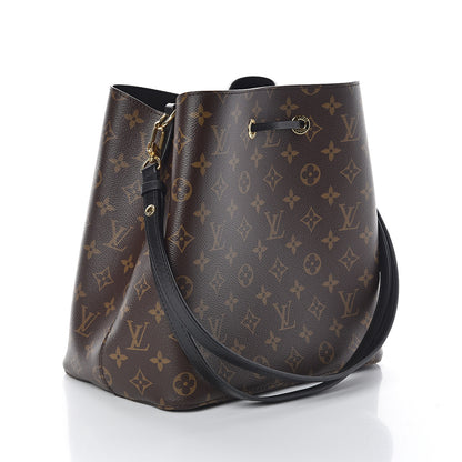 Louis Vuitton Monogram Neonoe MM Black 2 of 8