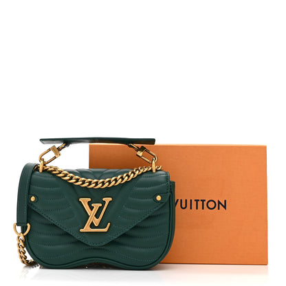 Louis Vuitton Calfskin New Wave Chain PM Emerald 11 of 11