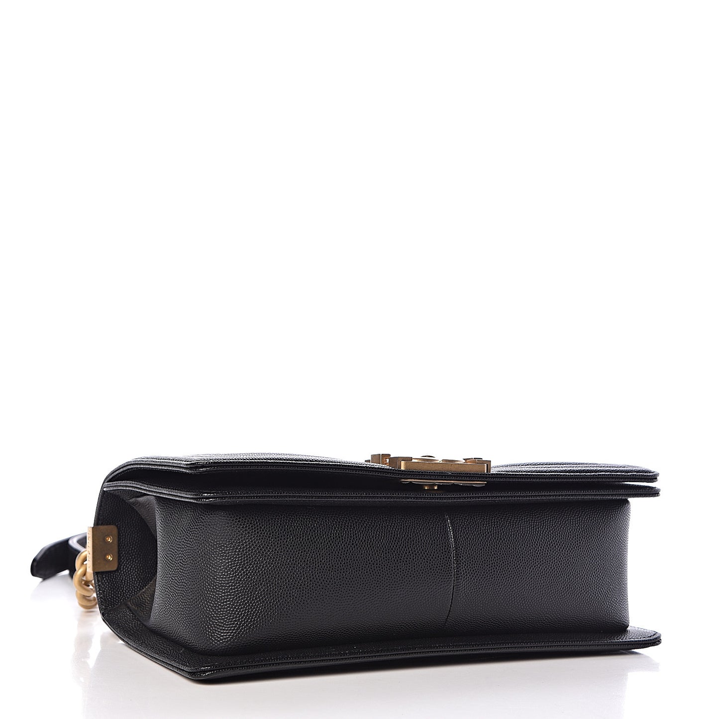 Caviar Quilted Medium Boy Flap Black
