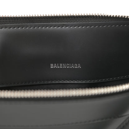 Balenciaga Calfskin Logo Shouder Bag Black 6 of 12