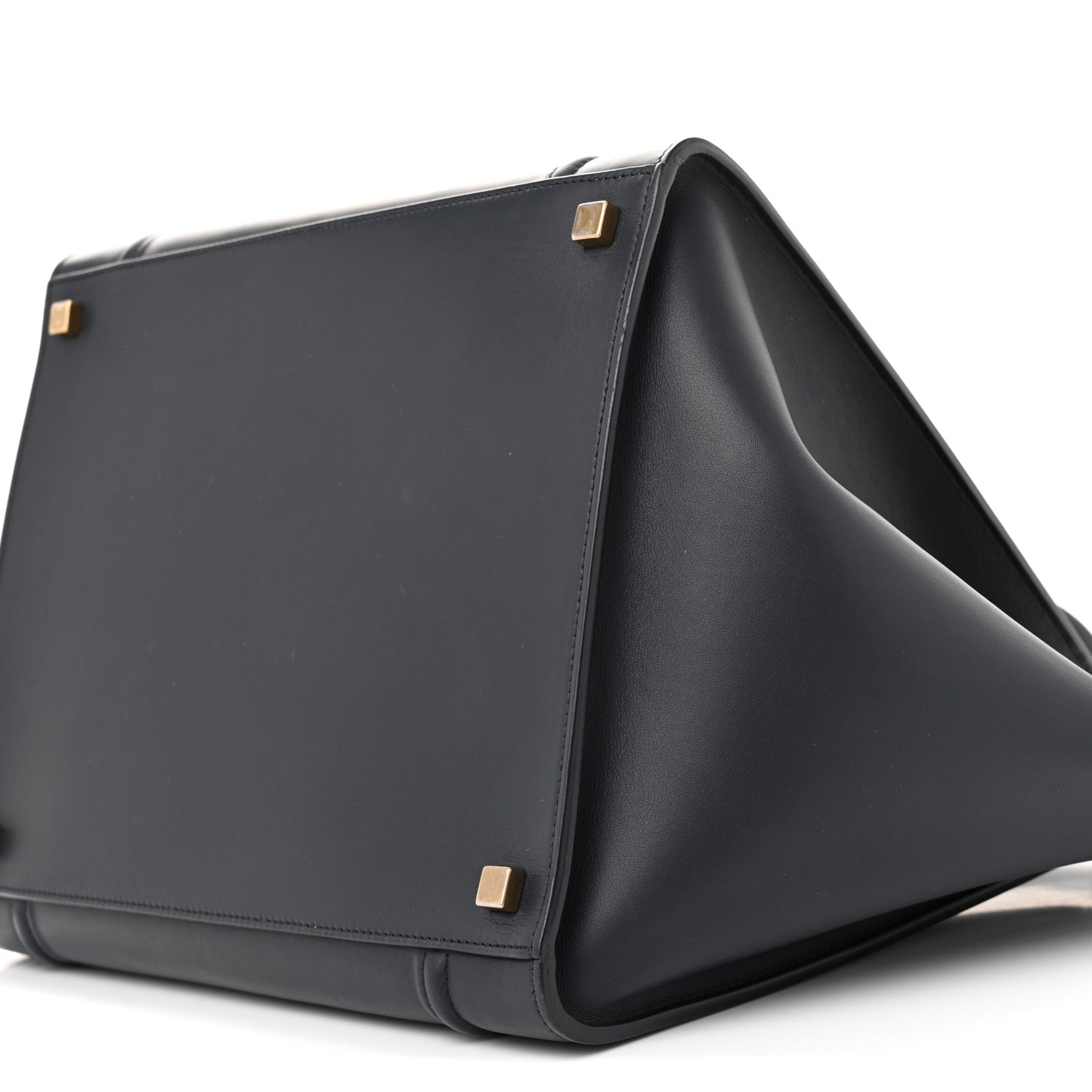 Supple Calfskin Medium Phantom Luggage Navy Blue
