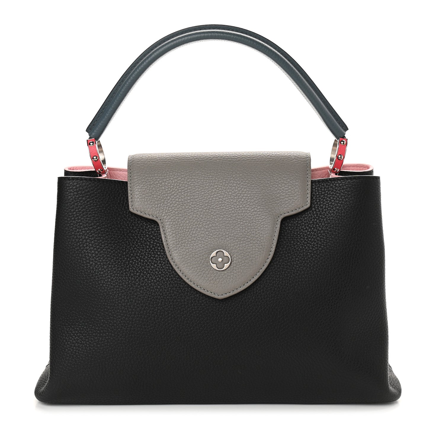 Taurillon Capucines MM Black Multicolor