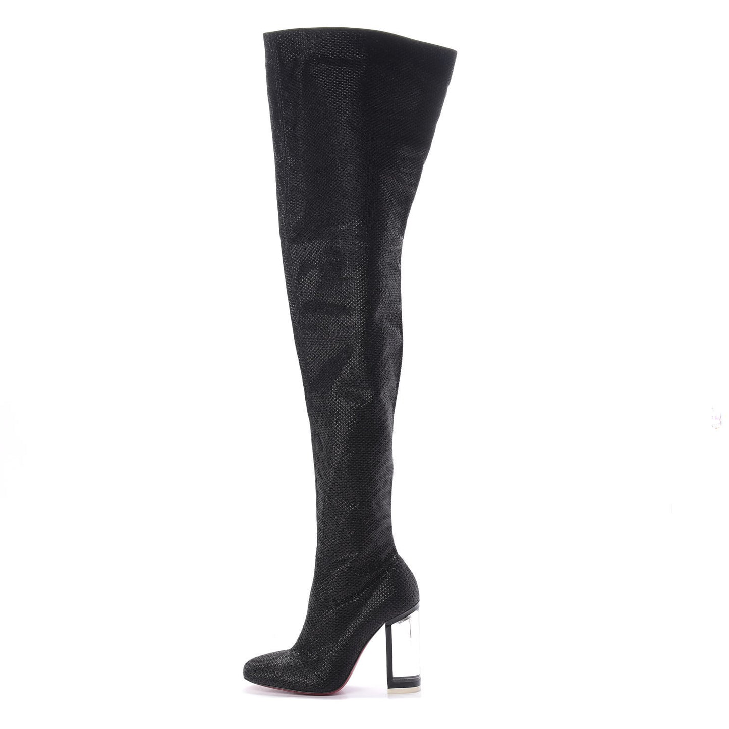 Glitter Diams New Gloria 100 Thigh High Boots 37 Black