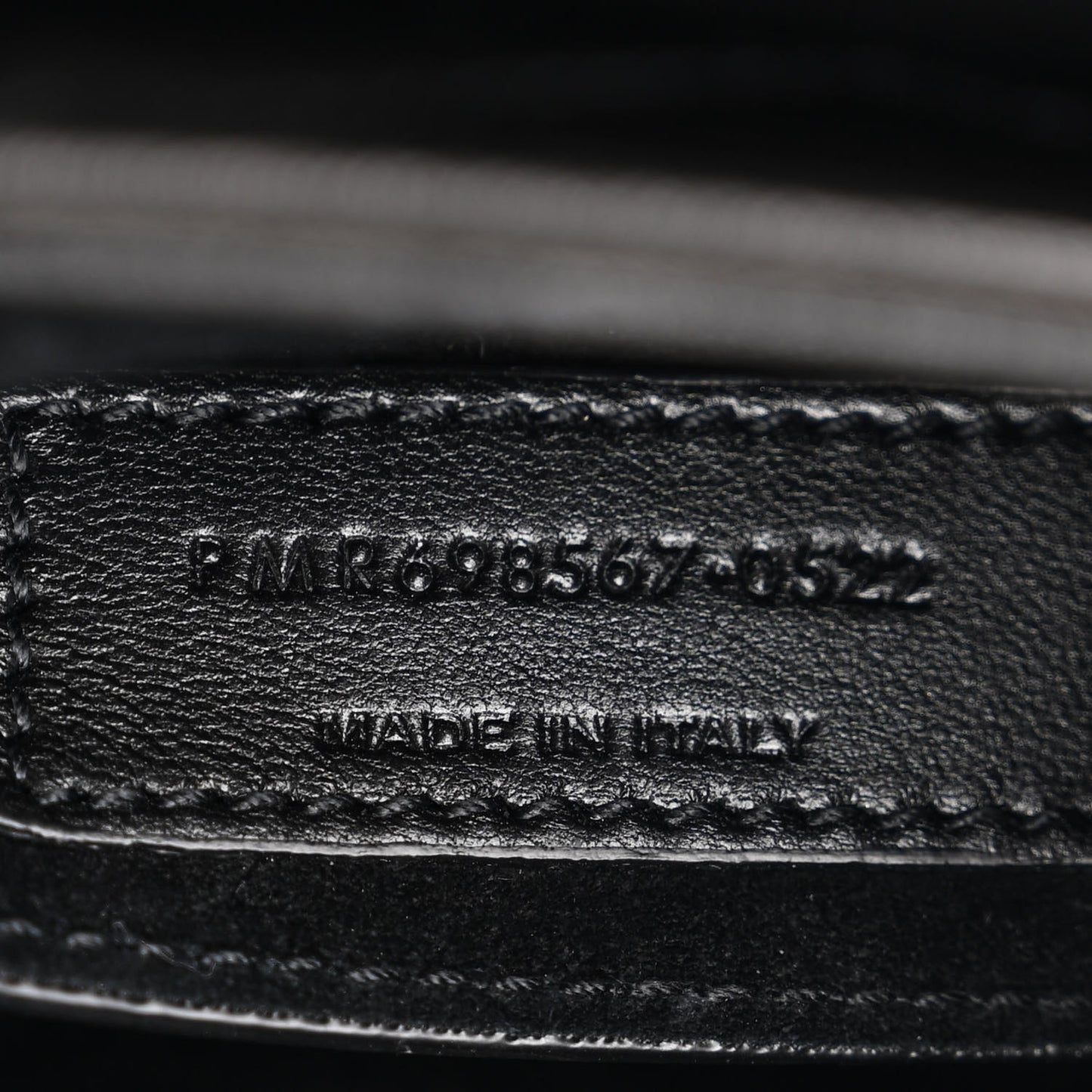 Lambskin Quilted Le 57 Diamond Shoulder Bag Black