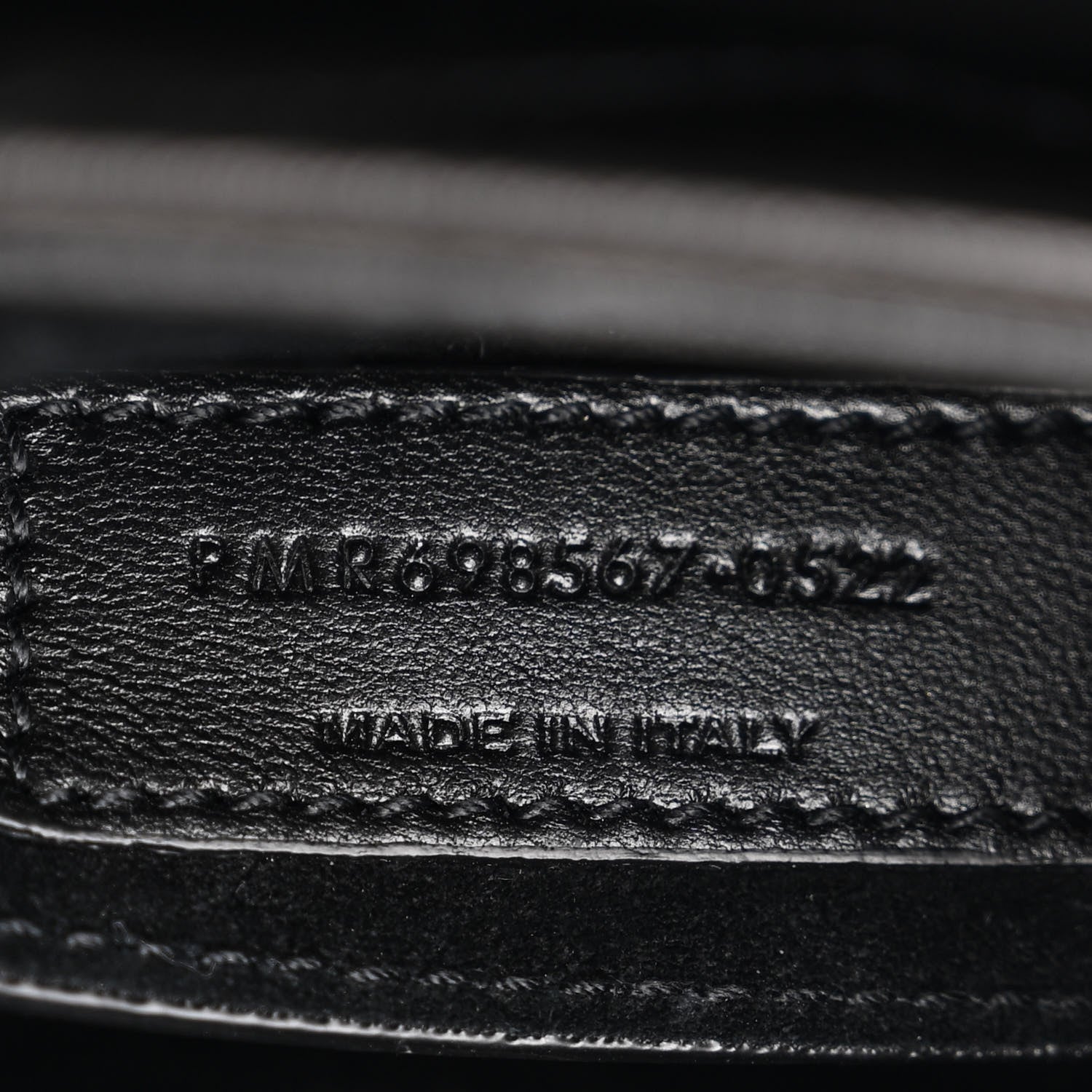 Saint Laurent Lambskin Quilted Le 57 Diamond Shoulder Bag Black 7 of 10